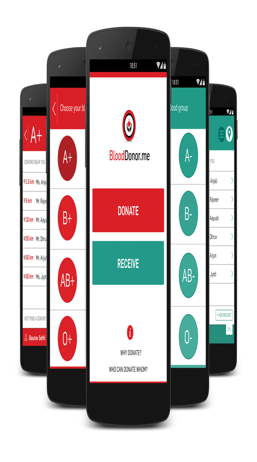 Blood Donor App screenshot 1